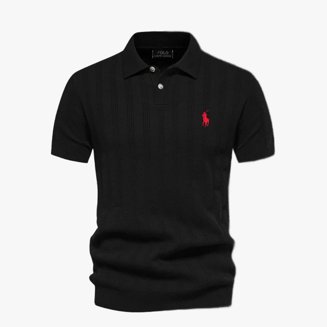 R&L™ structured tricot polo shirt