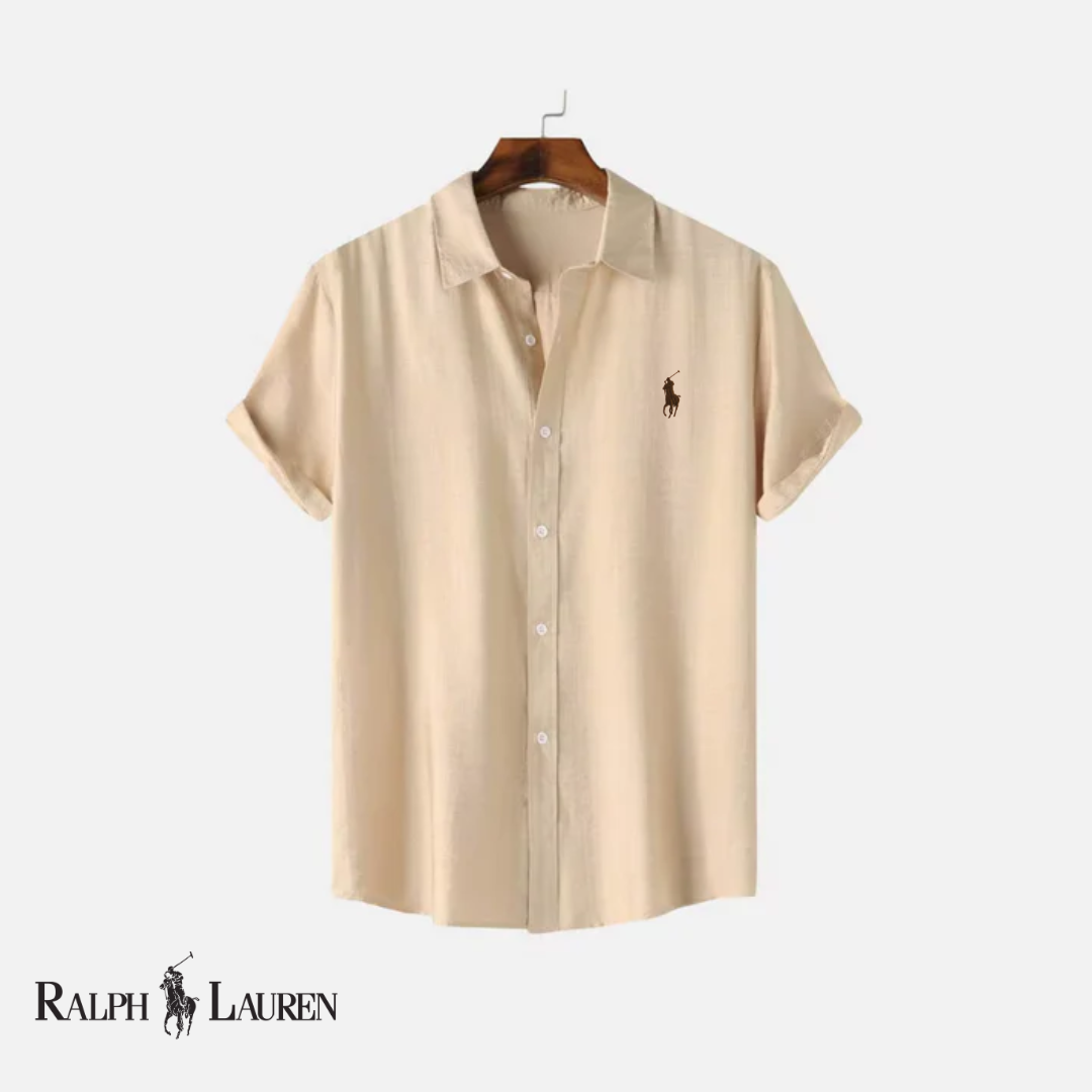 Polo Linen Button-Up Shirt