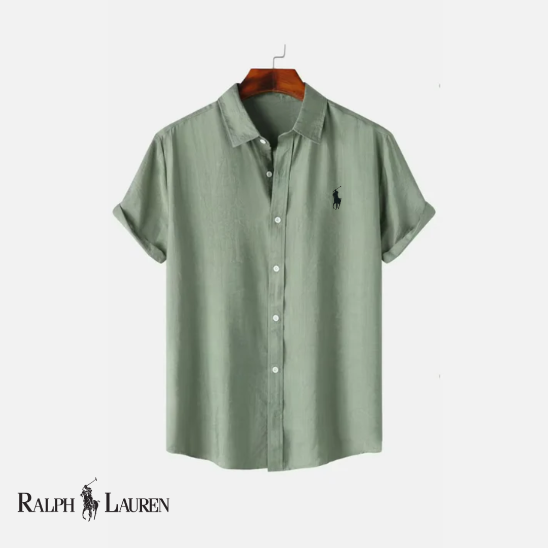 Polo Linen Button-Up Shirt