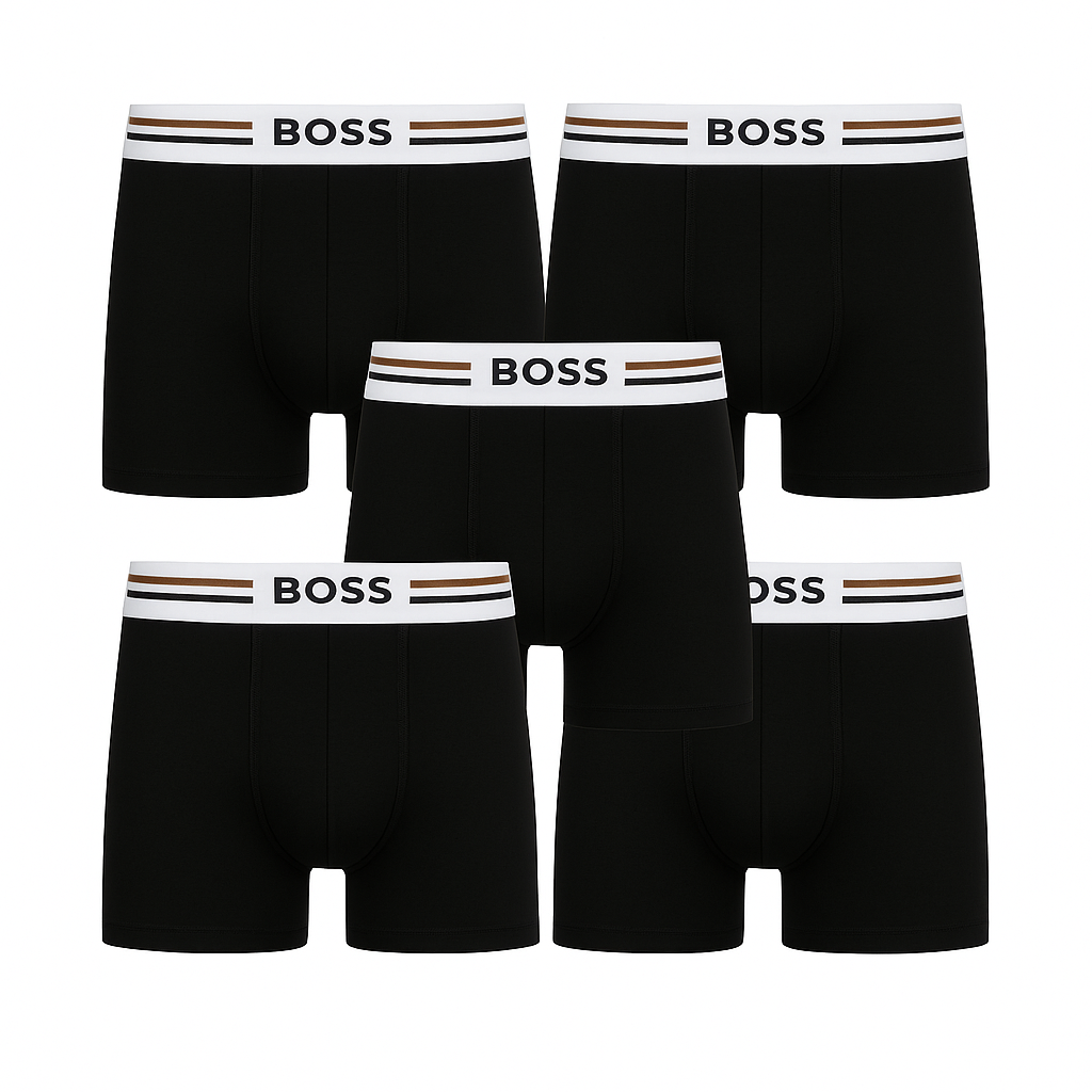 5 Pack Boxers Black