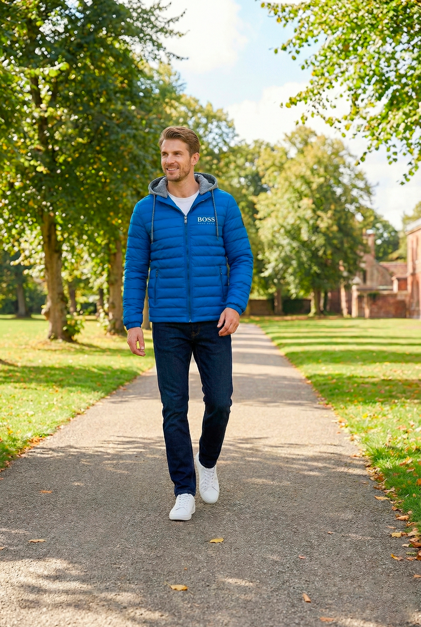 Water-Repellent Puffer Jacket