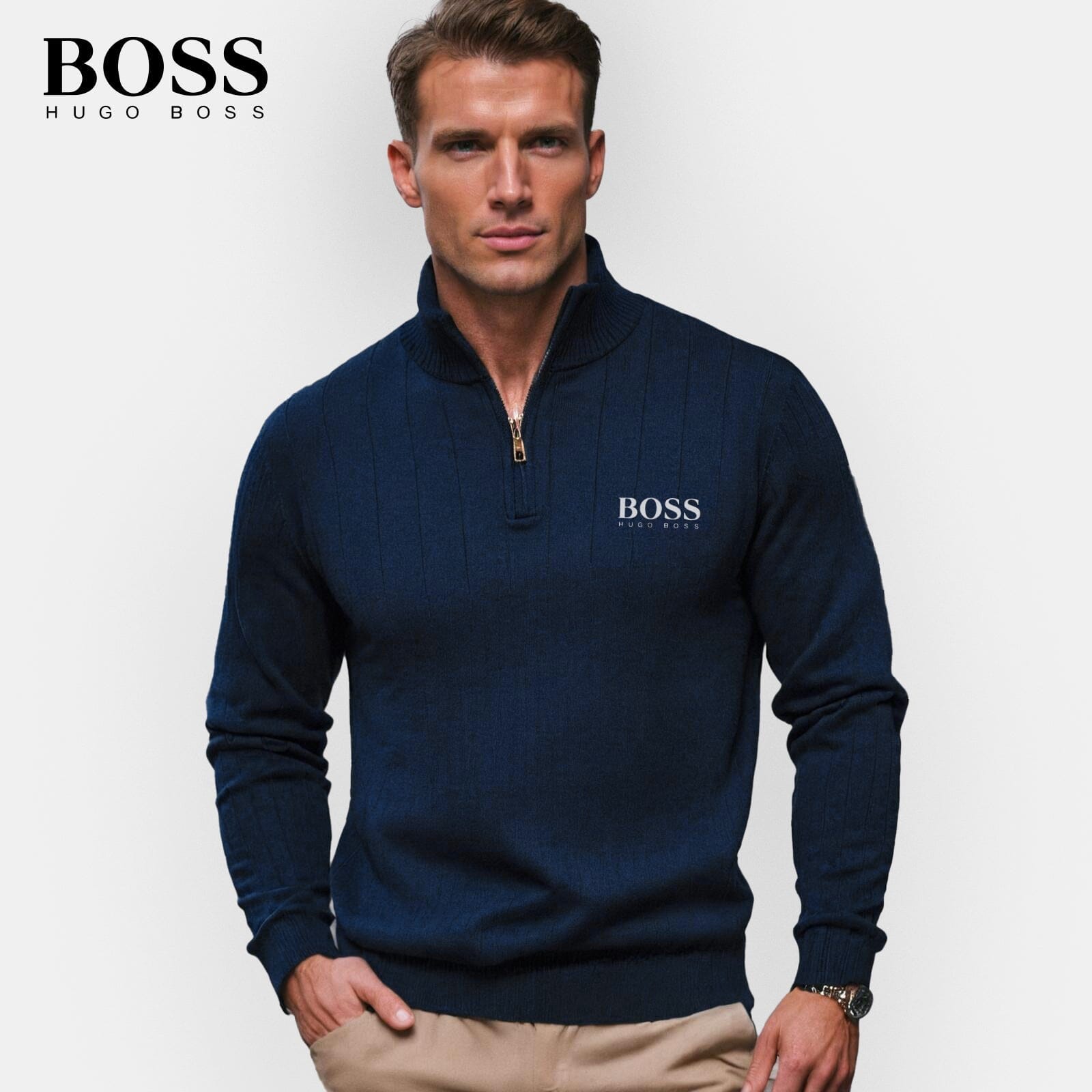 Men’s Full-Zip Sweater (Clearance)