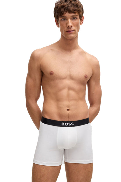 Black 3 Pack Boxer Briefs White/Grey/Black