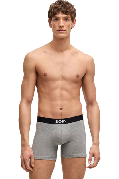 Black 3 Pack Boxer Briefs White/Grey/Black