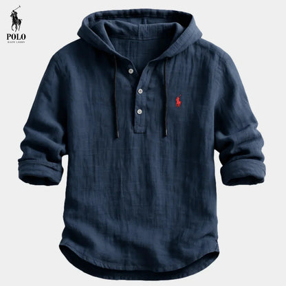 Premium Linen Hooded Shirt