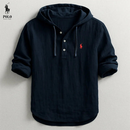 Premium Linen Hooded Shirt