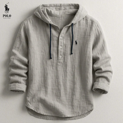 Premium Linen Hooded Shirt