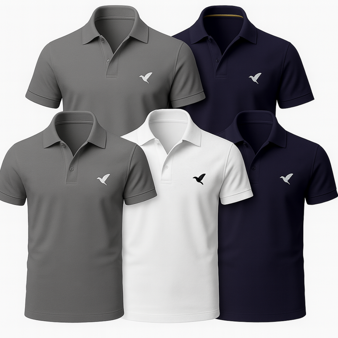 [BUY 3, GET 5] Kit 5 Polo Essential