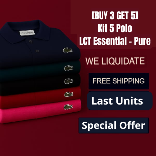 [BUY 3 GET 5] Kit 5 Polo LCT Essential