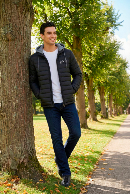 Water-Repellent Puffer Jacket