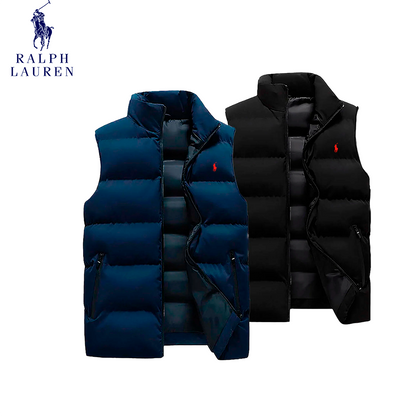 Polo Puffer Vest & Turtleneck Set