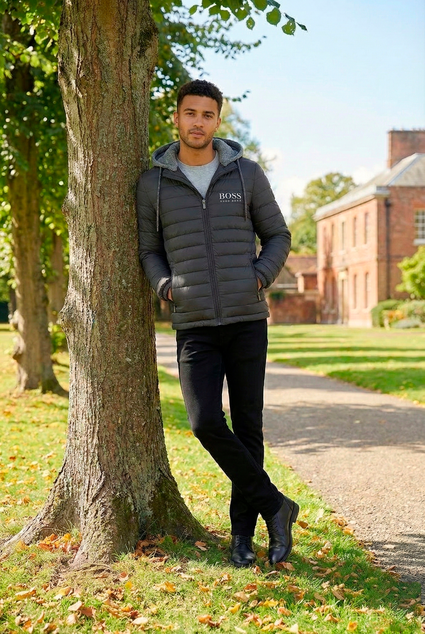 Water-Repellent Puffer Jacket