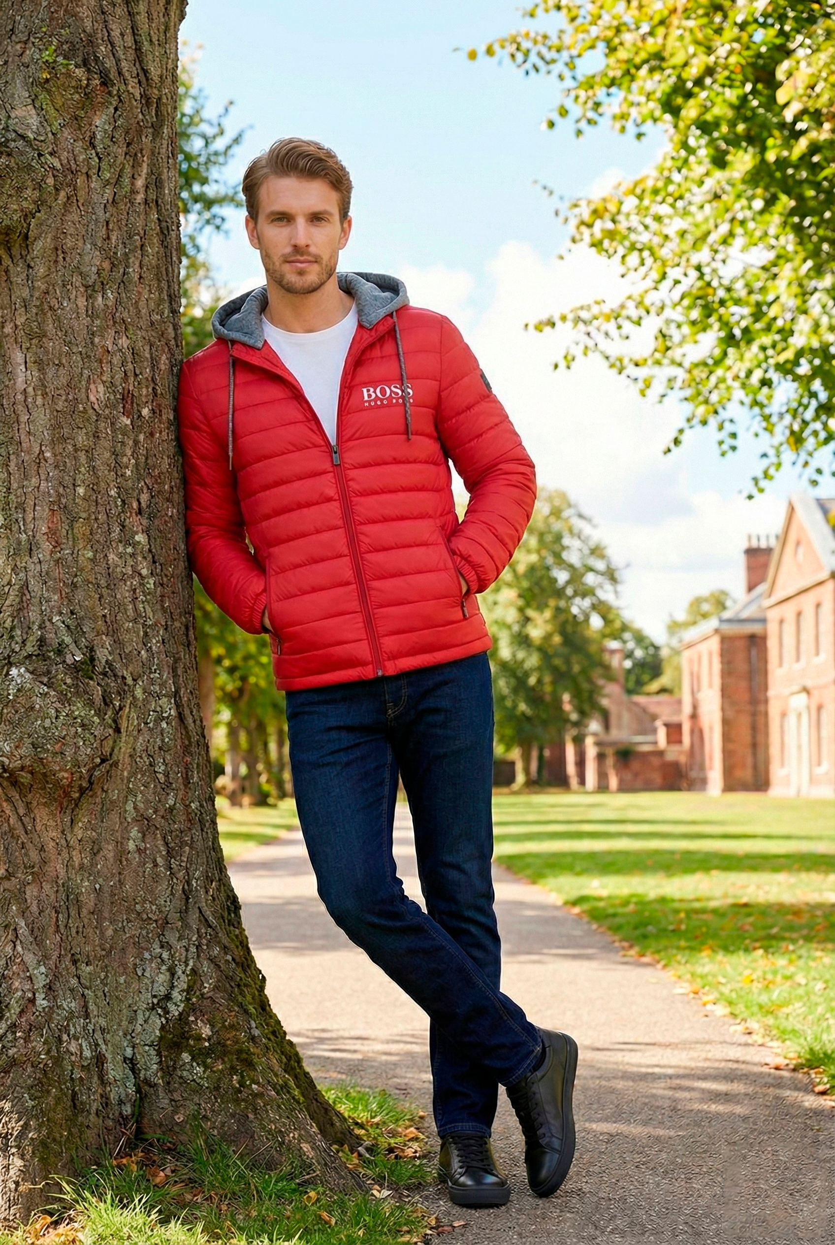 Water-Repellent Puffer Jacket