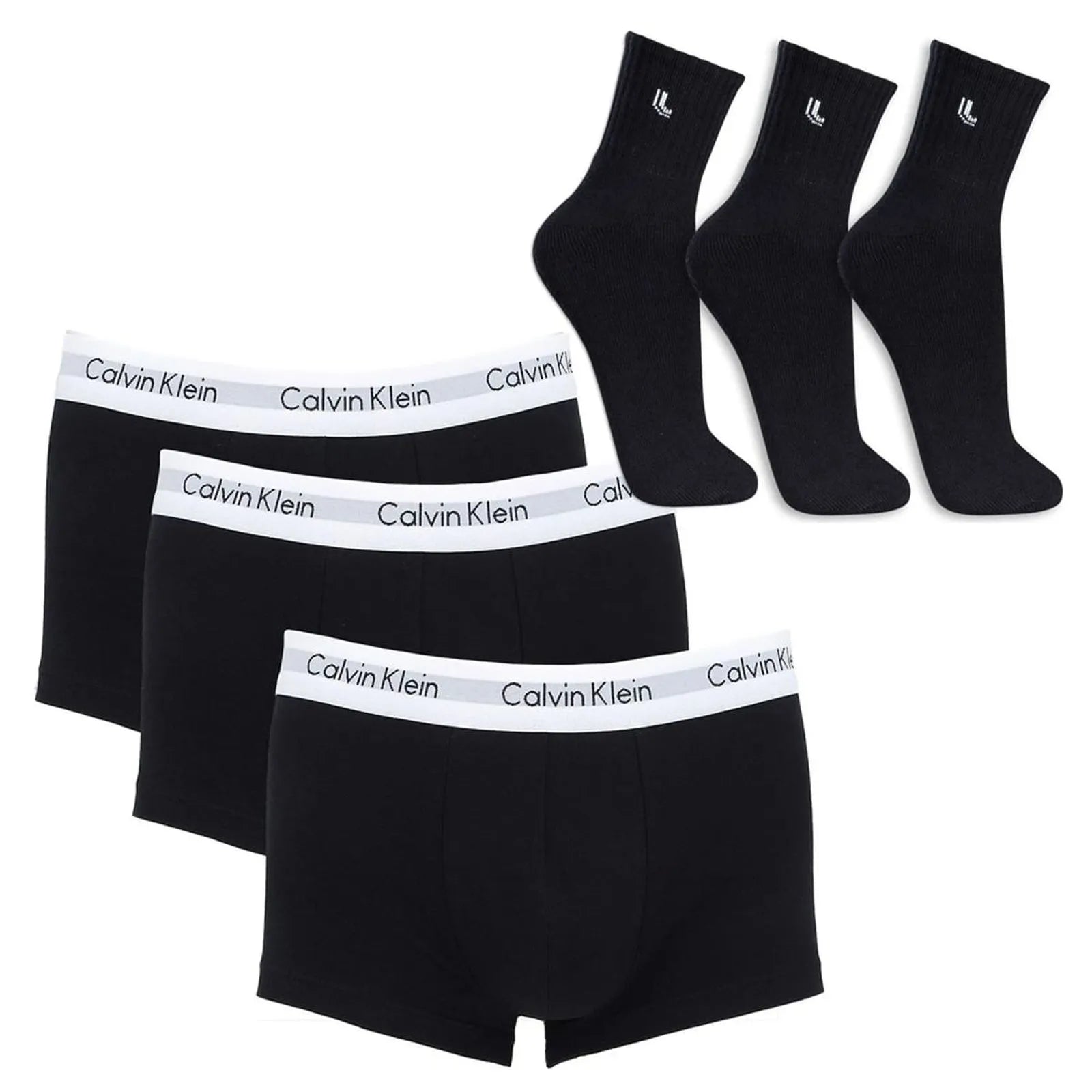 [BUY 3, GET 6] CK Boxer Briefs + Crew Socks Bundle